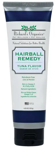 [FG00490] Synergy Labs Richard Organic Hairball Remedy Tube - Tuna 120g[Weight - 120g, Flavor - Tuna]