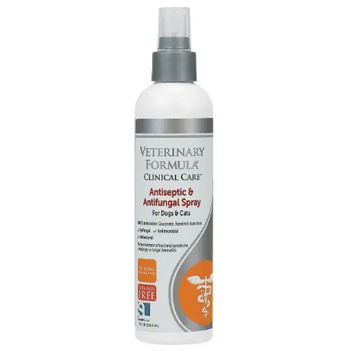 [FG01325/FG01811] Synergy Labs Veterinary Formula Clinical Care Antiseptic & Antifungal Spray For Dogs & Cats 236ml[Volume - 236ml]