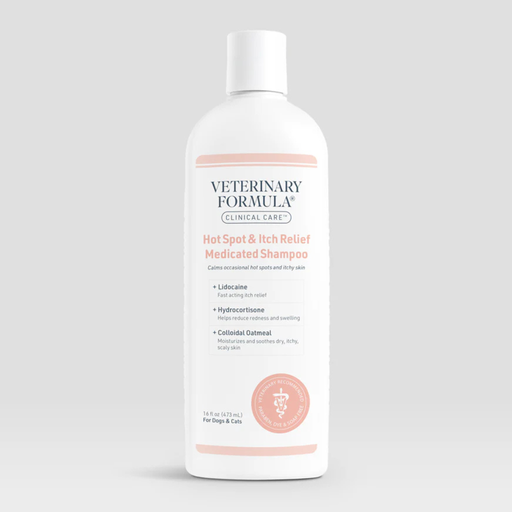 [FG01330/FG01823] Synergy Labs Veterinary Formula Clinical Care Hot Spot & Itch Relief Medicated Shampoo For Dogs & Cats[Volume - 473ml]