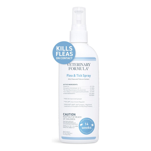 [FG01333/FG01812] Synergy Labs Veterinary Formula Flea & Tick Spray 237ml (8 Fl Oz)