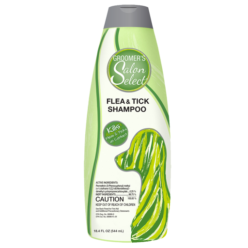 [FG04050] Synergy Labs Groomers Salon Select Flea And Tick Shampoo - Dog- 544ml[Volume - 544ml]