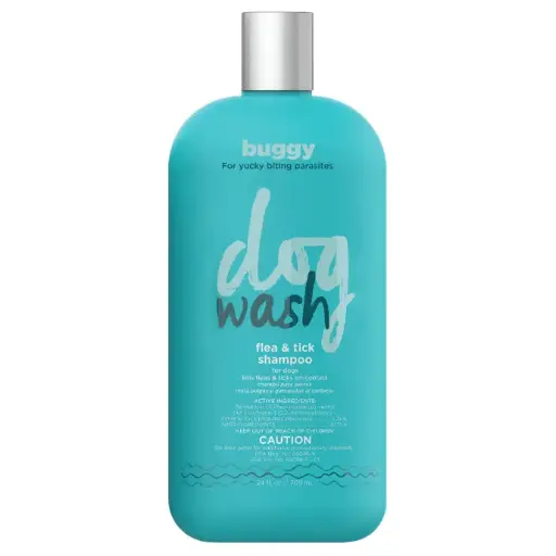 [FG06955-DIS] Synergy Labs Dog Wash Flea & Tick Shampoo[Volume - 354ml]-DIS