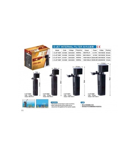 [FJ905F] KW Zone Jet Internal Filter[Max Output - 480L/H]