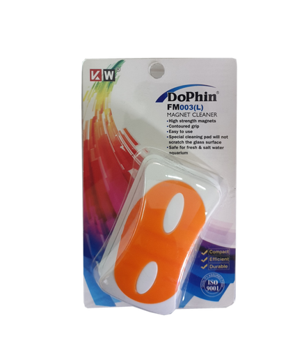 [FM003-L] KW Zone Dophin Floating Magnetic Cleaner - Without Blade[Size - L]