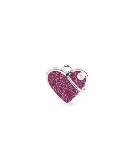 [GL03SMALLPINKN] MY FAMILY CUORE S GLITTER ROSA SHINE NEW