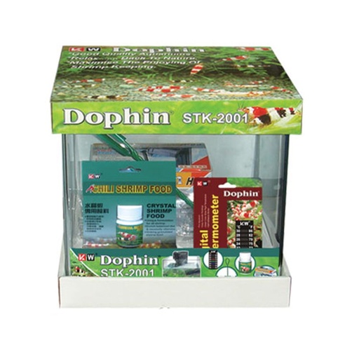 [GT-STK2001] KW Zone Dophin Shrimp Kit Tank STK - 2001 - 20 x 23 x 25cm