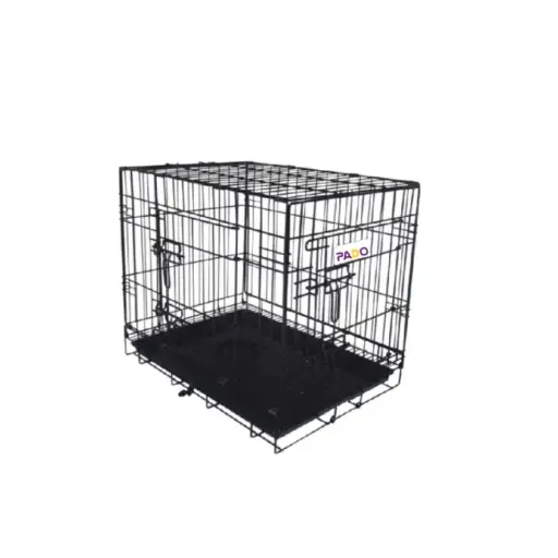 [GY0702104] Pado Double Door Dog Crate with Mesh Floor, 92x57.5x65cm