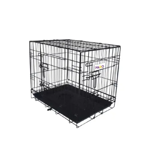 [GY0702106] Pado Double Door Dog Crate with Mesh Floor, 123x76x83cm
