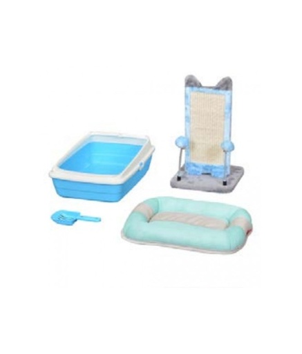 [HY18343] Catry Cat Litter Box & Cushion Set