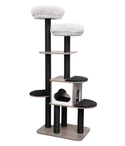 [HY220548] Catry Cat Tower with Scratcher 68x48x170cm