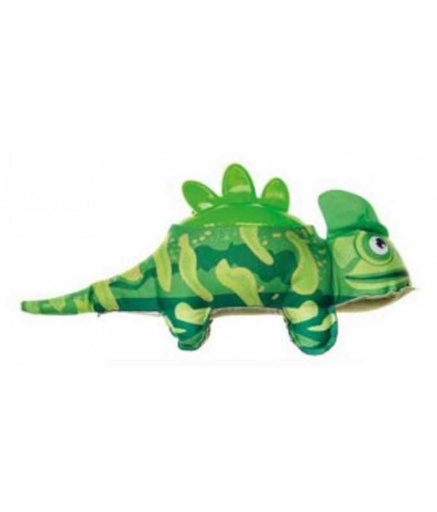 [ICC010] Imac Plush Iguana with Plastic Back Dog Toy  38x16cm