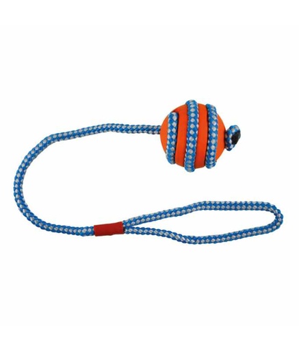 [ICC127] Imac Toy For Dogs Rubber Ball With Rope -  5 cm