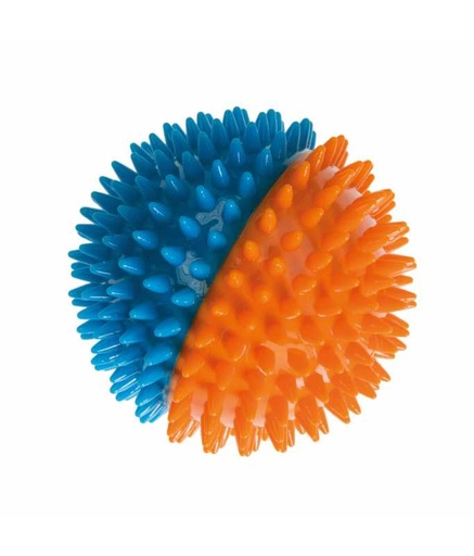 [ICC859] Imac Dog Toy Dual Colour Spiky Ball with Squeaker, Ø8,5cm