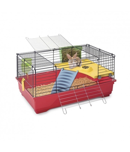 [IM05857] IMAC RONNY 80 - Cage for rabbits and guinea pigs -  80 x 48.5 x 42cm