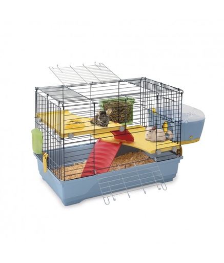 [IM05959] IMAC BENNY 80 Cage for rabbits, chinchillas, guinea pigs and ferrets -  80 x 48.5 x 60cm