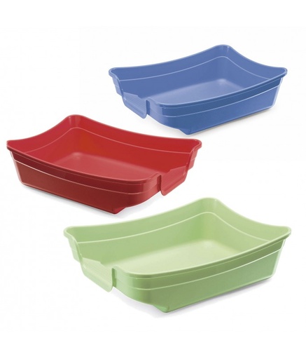 [IM81396R] IMAC POLLY - Litter Tray for Cats, Rabbits, Chinchillas, Guinea pigs and Ferrets[Dimension - 35x25x10cm]