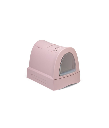 [IM83486] IMAC Zuma Litter Box For Cats - 40 x 56 x 42.5cm[Color - Pink, , Size - M]