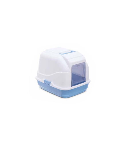 [IM84194S] IMAC Cat - Hooded Cat Toilets - 50 x 40 x 40cm[Color - Blue]