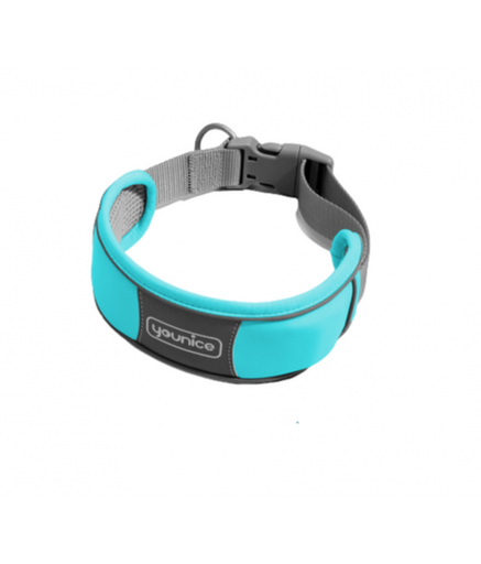 [JE-A087-B] Golden Panda Neroprene Collar S:3/4" x 35-45cm[Color - Blue]