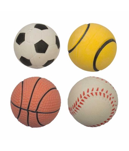 [LR10161] Duvo+ Rubber Neon Ball Mix Dog Toy, Mixed Colors[Diameter - Ø3.5cm]