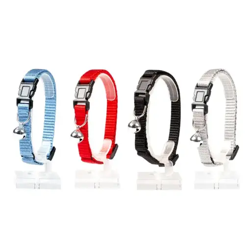 [LR11156] Duvo Cat Collar Uni 1 Nylon Mixed Colors 20 - 30cm / 10mm[Dimension - 20-30cm x 10mm]