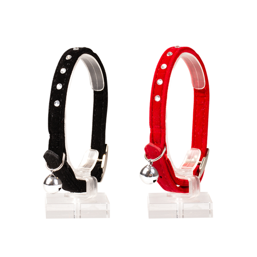 [LR11180] Duvo+ Cat Collar Mixed Colors 20 - 30cm / 10mm[Texture - Diamonds]
