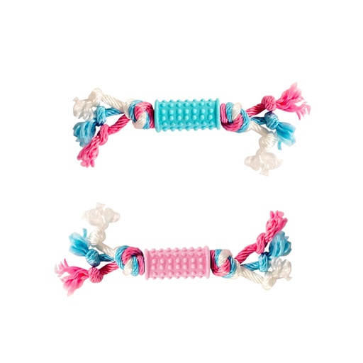 [LR11429] Duvo+ Puppy Toy TPR Stick with Nylon Rope 20cm