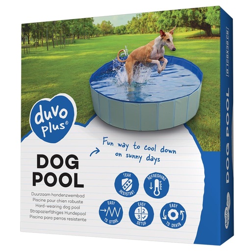 [LR11761] Duvo+ Dog Pool Blue[Diameter - 120x30cm]