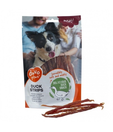 [LR11952] Duvo Dog Snack 80g[Flavor - Duck, Options - Strips]