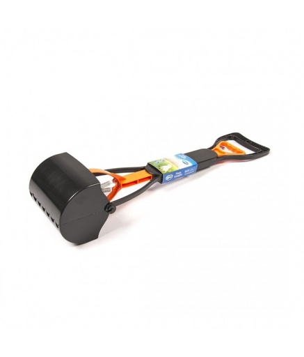 [LR121016] Duvo Poop Scooper Black/Orange 60cm[Length - 60cm]