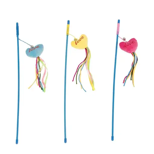 [LR121046] Duvo Playing Rod Love With Catnip Mix 53cm