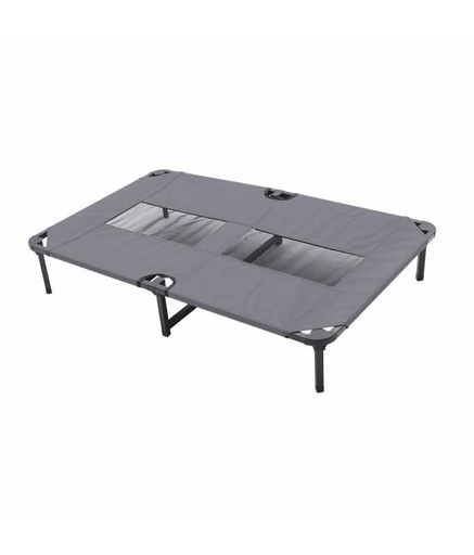 [LR12352] Duvo+ Dog Bed Relax, Grey[Dimension - 102.5x68x19cm]