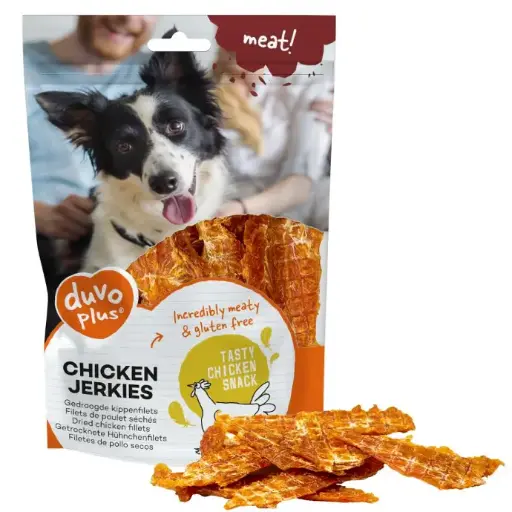 [LR12445] Duvo+ Meat! Chicken Jerkies 100g