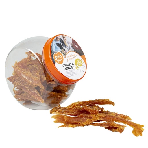 [LR12446] Duvo+ Meat! Chicken Jerkies 500g[Weight - 500g]