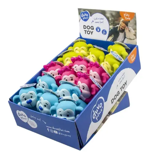 [LR12572] Duvo+ Latex Monkeys Hear/See/No Speak Mixed Colors 6.5x9.5x11.5cm