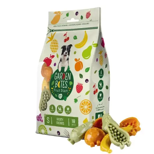 [LR12711] Duvo+ Garden Bites Fruity Friends 7cm - 18Pc - Mix Colors [270g]