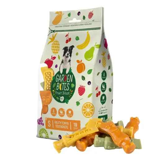 [LR12713] Duvo+ Garden Bites Fruity Tonya Toothpaste 7.8cm - 18Pcs - Mix Colors [270g]