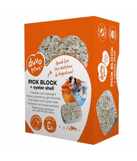 [LR12787] Duvo+ Pick Block With Oyster Grit 200g - 7.2x9.7x3.5 cm[Weight - 200g]