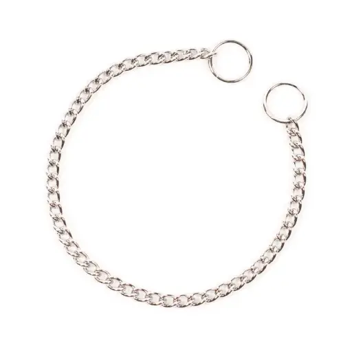 [LR12884] Duvo+ Slip Collar 1 Row, Chromed[Length - 50cm]