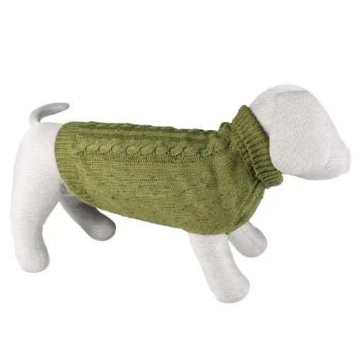 [LR13225] Duvo+ Dog Sweater Cozy, Green[Size - XS]