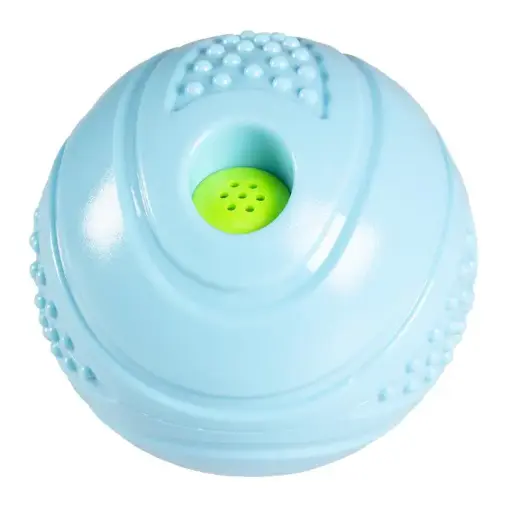 [LR13716] Duvo+ Dog Toy Rubber Giggle Bulby Ball 12,8x12,8x12,8cm Blue
