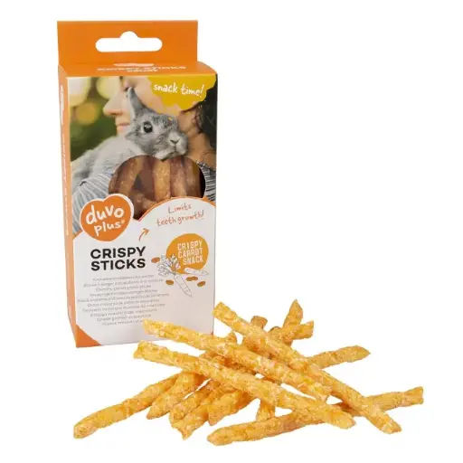 [LR13868] Duvo+ Crispy Chew Sticks Carrot Orange 50g