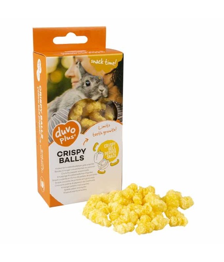 [LR13872] Duvo+ Crispy Chew Balls Yellow Bell Pepper Yellow 50g