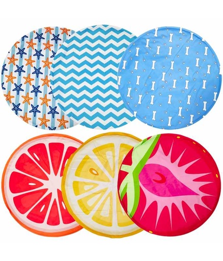 [LR14452] Duvo+ Cooling Mat Round 60x60x0.8cm, Mixed Color & Pattern