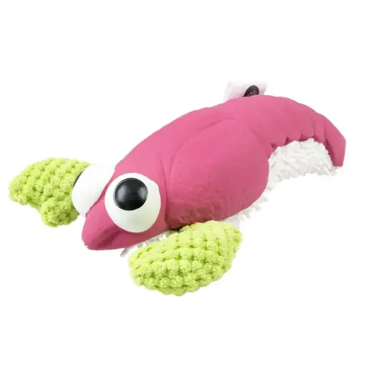 [LR14521] Duvo+ Plush & Latex Lobster 24x18.5x6.5cm purple/green