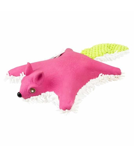 [LR14527] Duvo+ Plush & Latex Flying Squirrel 31x17x5cm purple/green