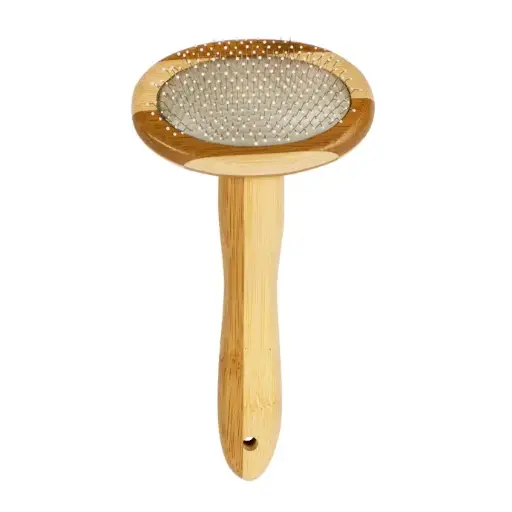 [LR158005] DUVO Bamboo Slicker Brush[Size - M]