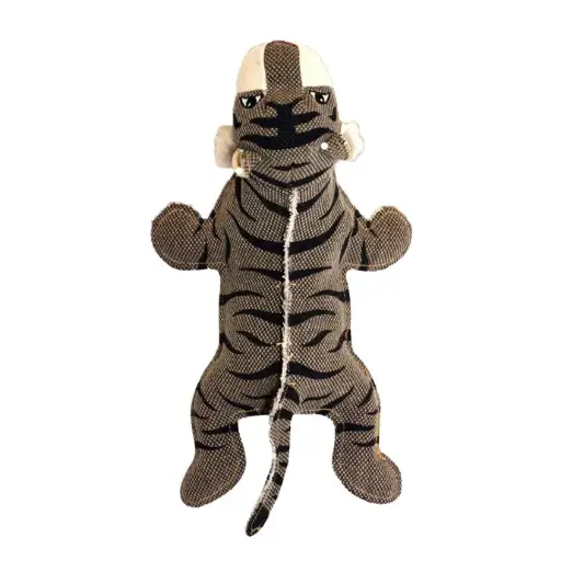 [LR171310] Duvo Canvas tiger 30 x 18cm - Dog Toy[Dimension - 30 x 18cm]