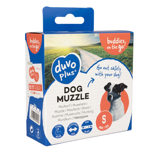 [LR4705132] Duvo+ Dog Muzzle Nylon[Dimension - 43-64cm]