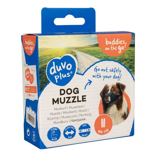 [LR4705133] Duvo+ Dog Muzzle Nylon[Dimension - 53-77cm]